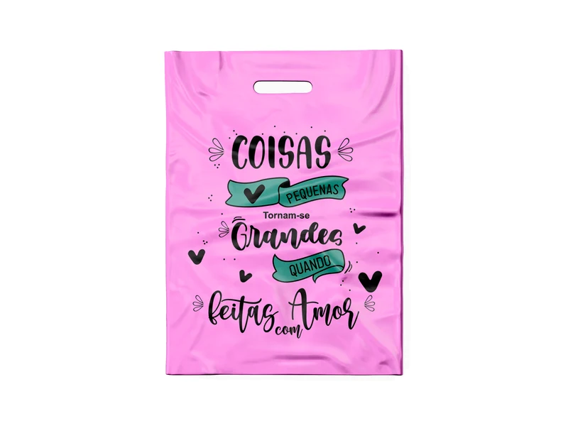 SACOLA ROSA BB COISAS PEQUENAS (PRETO/TIFFANY)
