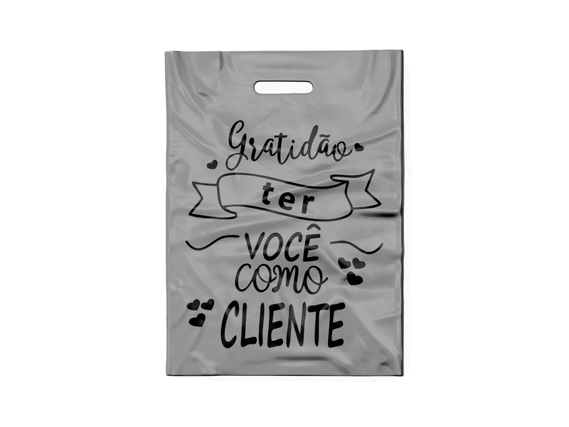 SACOLA PRATA GRATIDÃO-F (PRETO)