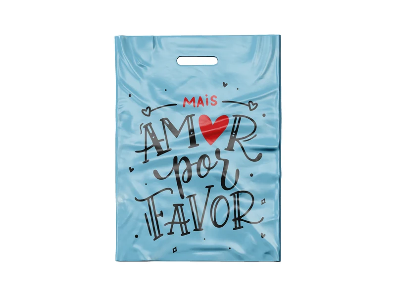 SACOLA TIFFANY MAIS AMOR (PRETO/VERMELHO)