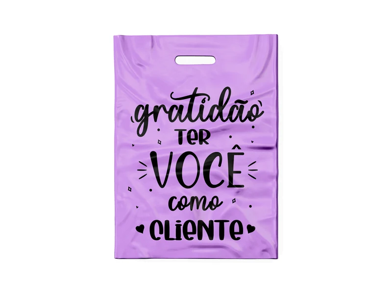 SACOLA LILAS GRATIDÃO-T (PRETO)