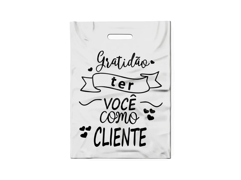 SACOLA CRISTAL GRATIDÃO-F (PRETO)