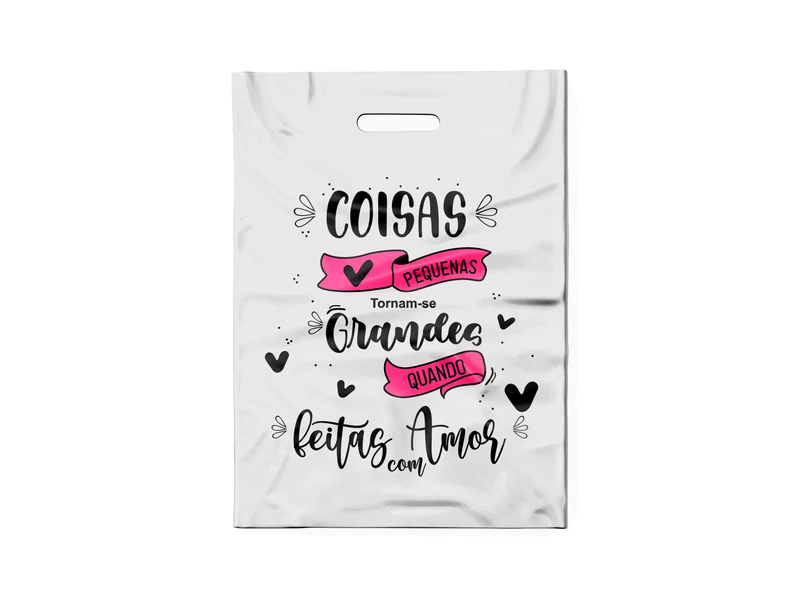 SACOLA CRISTAL COISAS PEQUENAS (PRETO/TIFFANY)